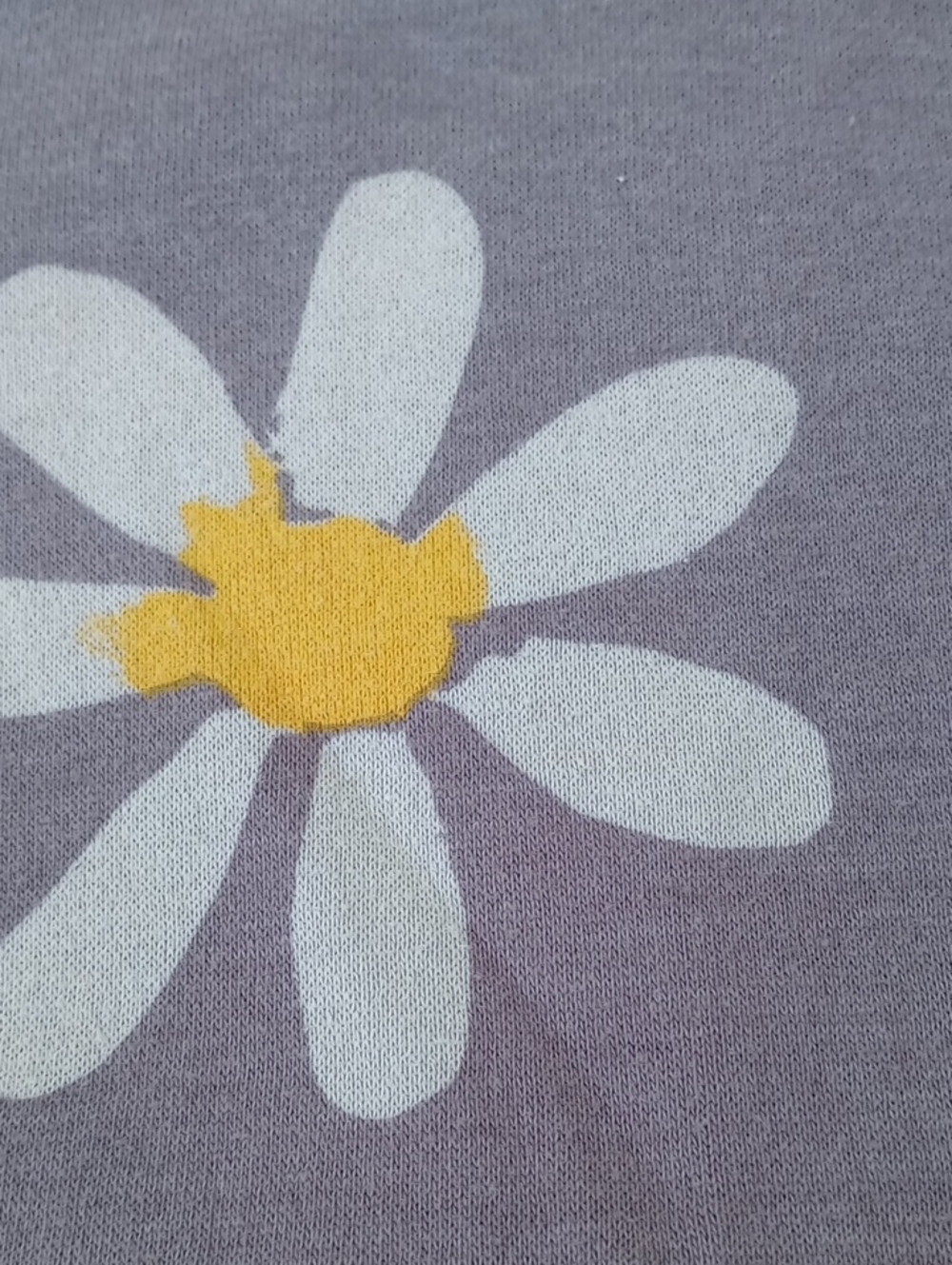 NATURAL LIFE Gray Crewneck Sweatshirt with Daisies & Neon Rainbow - Picture 12 of 15